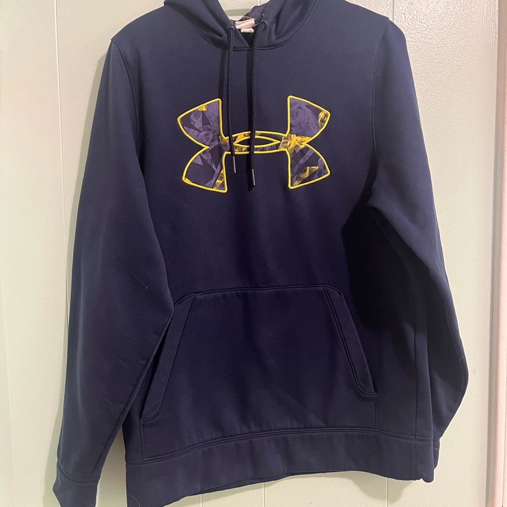 Under Armour Blue and Yellow Hoodie